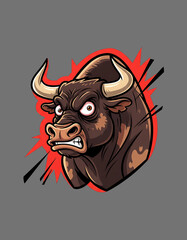 ADESIVO TORO INFURIATO 2 