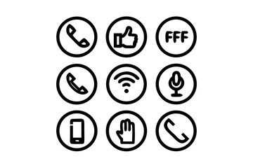 Grid of Nine Monochrome Icons Depicting Various Musical Instruments symbol