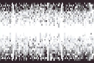 Abstract geometric pattern, grayscale, triangles, squares, pixelated