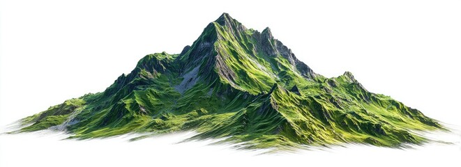 Lush Green Mountain