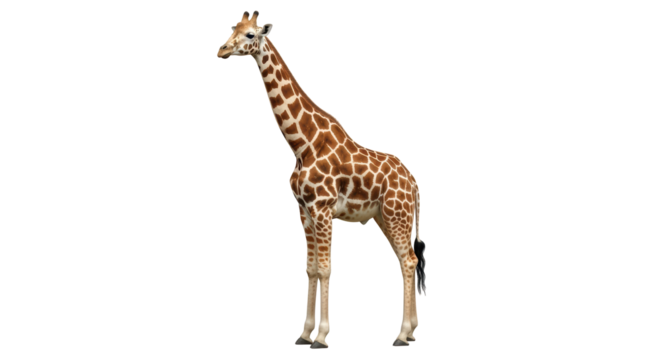Isolated Giraffe