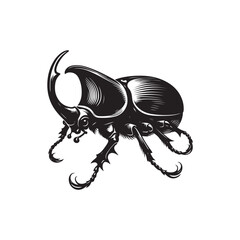 Rhinoceros Beetle Vector (4).eps