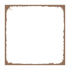 Obraz premium Vintage Textured Border with Ink Splatter Effect 