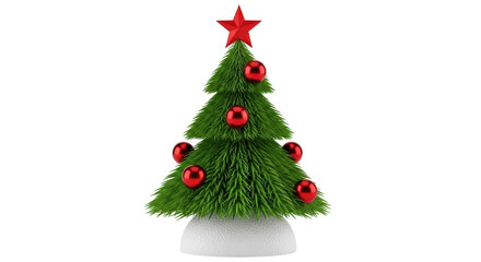 Isolated Small Christmas Tree