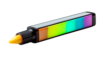 Rainbow Ink Highlighter Marker with Gradient Body