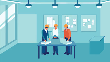 business people in office meeting manager working