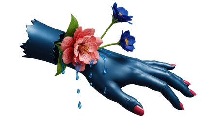 Isolated Arm With Flowers