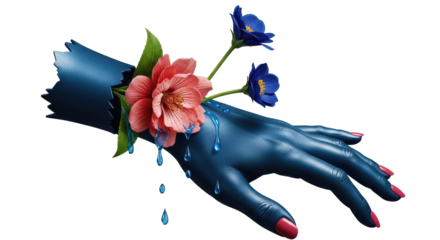 Isolated Arm With Flowers