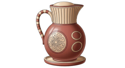 Isolated Lemon Pitcher