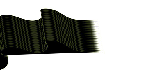 black and white flag