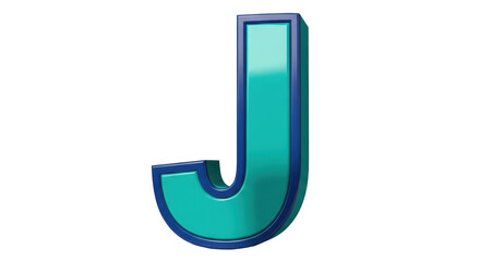 Isolated Letter J