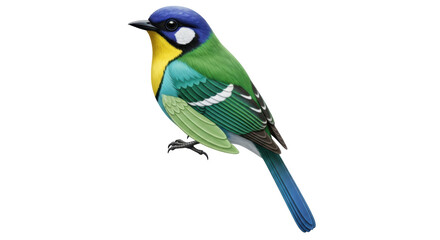 Isolated Colorful Bird