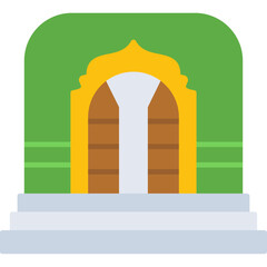 Fototapeta premium Mosque Entrance icon