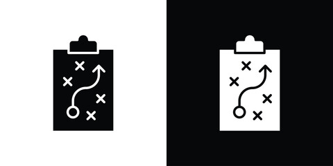 Strategy icon. graphic design vector symbols pack