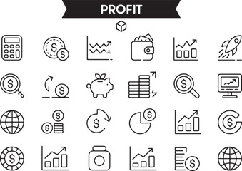 Boosting Profits Essential Business Icons