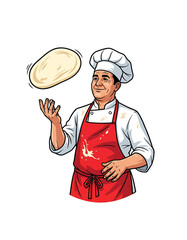 UN PIZZAIOLO VETTORIALE 2 