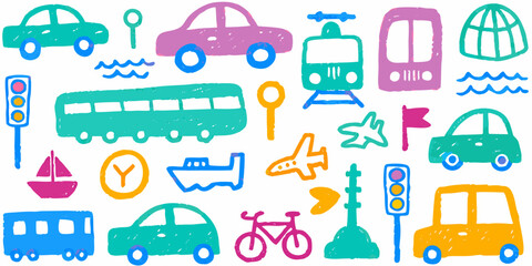 Doodle paint background with chalk hand-drawn elements. Sketch kid scribble, abstract children bg.