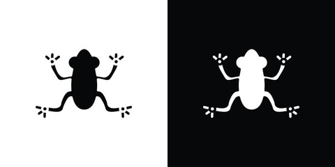 Frog icon. graphic design vector symbols pack