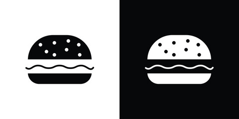 Cheese burger icon. graphic design vector symbols pack