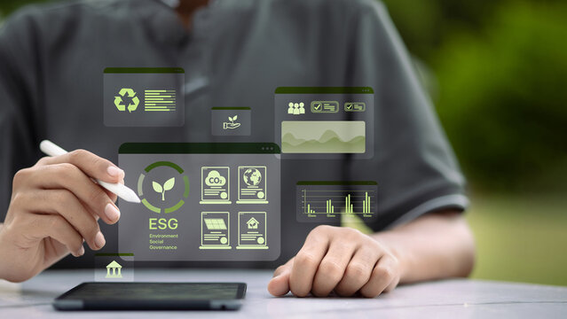 ESG Reporting Dashboard on Digital Interface for Sustainability