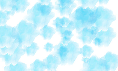 Soft Watercolor Blue Wash Design background