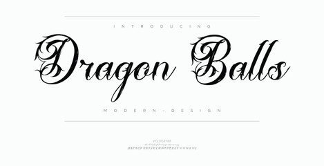Signature Elegant Branding Typeface. Handwritten Script Editable Text Effect Template . vector illustration 
