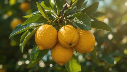 lemon tree with lemons