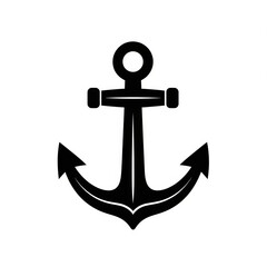 anchor isolated on white