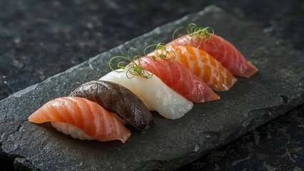 sushi with salmon