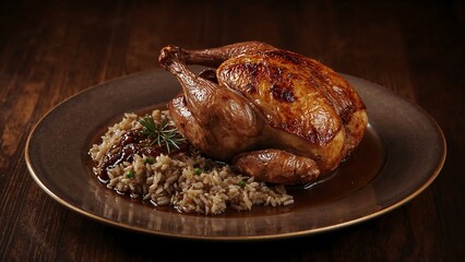 roasted duck with rosemary