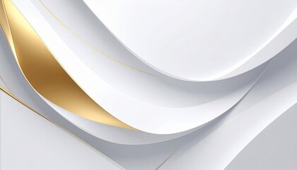 Elegant gold and white abstract background design digital art modern aesthetic creative workspace high-quality visuals professional look