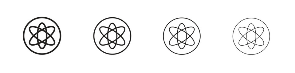 Fusion icon vector illustration, line design icon. Editable strokes.