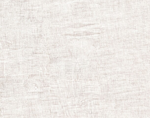 Seamless White Linen Fabric Texture Background