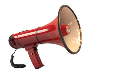 megaphone isolated on white background