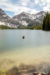 Toxaway Lake in the Sawtooth Mountains of Idaho.