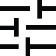 black and white cross