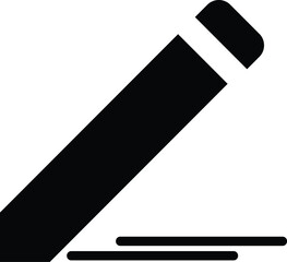 black and white pencil