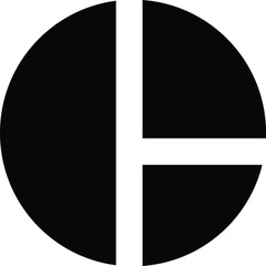 black and white badge