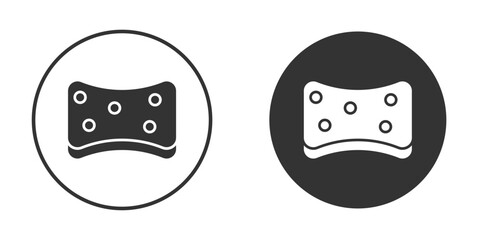 Bath sponge icon. sign designs. solid pictogram