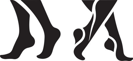 Woman Legs in Attractive Pose