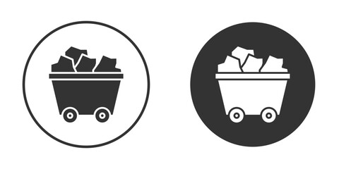 Raw material icon. sign designs. solid pictogram