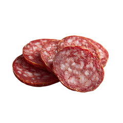 Salchipapa on white background