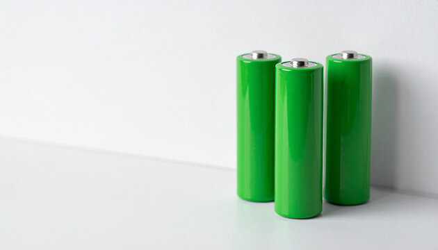 Green lithium ion batteries. Suitable for electrical devices and appliances.