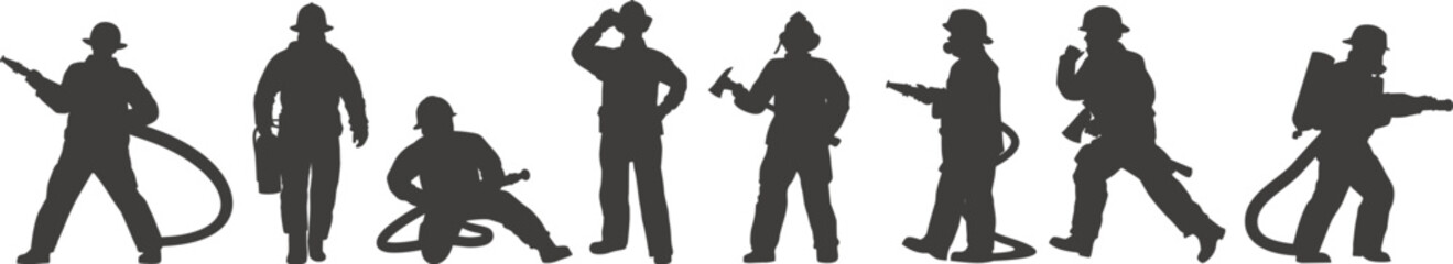 black silhouette of building workers 