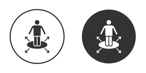 Decision making icon. sign designs. solid pictogram