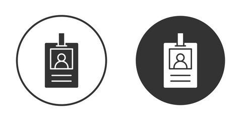 Credential icon. sign designs. solid pictogram