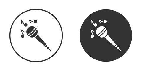 Concert icon. sign designs. solid pictogram