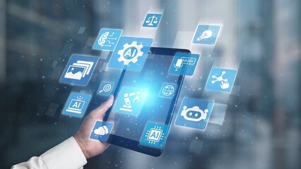 AI Assistant Brain Processor with LLM Technology, Big Data, Machine Learning, Generative AI for Business Support, Future Agentic AI Technology and Artificial Intelligence Prompt Engineering. Spire