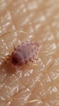 Human Body Louse Closeup.