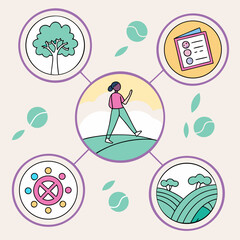 set of business icons